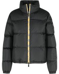 Burberry - Polyester Down Jacket - Lyst