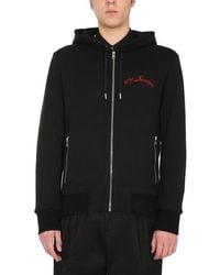 McQueen - Mini Hooded Zip Sweatshirt - Lyst