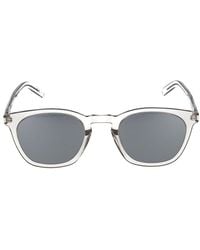 Saint Laurent - Occhiali Da Sole Sl 28 Slim 006 /23/150 - Lyst