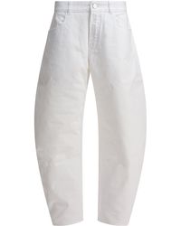 Alaïa - Ronde Jeans Met Lage Taille - Lyst