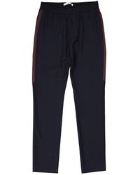 Givenchy - Striped Side Panel Wool Trousers - Lyst