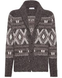 Brunello Cucinelli - Vest Van Alpaca-Wolmix - Lyst