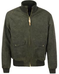 Manifattura Ceccarelli - Water Repellent Cotton Bomber Jacket - Lyst