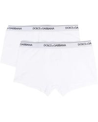 Dolce & Gabbana - Set Of 2 Boxers With Logo Band - Lyst