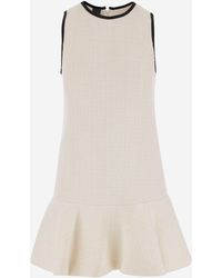 Pinko - Cotton Blend Dress - Lyst