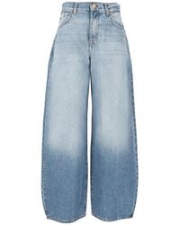 7 For All Mankind - Bonnie Curvilinear Skyfrost - Lyst