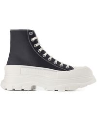 McQueen - Sneakers Slick Tread Multi Leather - Lyst