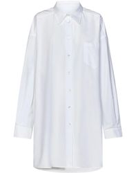 Maison Margiela - Long Shirt With Front Button Closure - Lyst