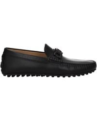 Tod's - Mocassini City Gommino Uomo Pelle Nero - Lyst