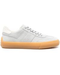 Tod's - Suede Leather Sneakers - Lyst