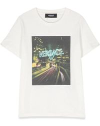 Versace - Blinding Lights Print Jersey T-Shirt - Lyst