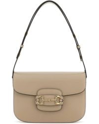 Gucci - Leather Medium Horsebit 1955 Shoulder Bag - Lyst