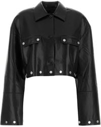 Nanushka - Synthetic Leather Kassie Shirt - Lyst