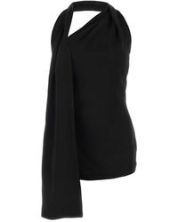 Loewe - Satin Mini Dress - Lyst