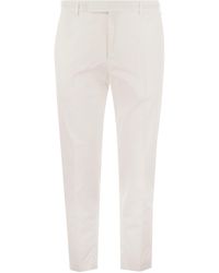 PT Torino - Rebel Stretch Cotton Trousers - Lyst