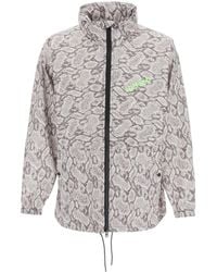 KENZO - Chaqueta impresa de piel de serpiente de - Lyst