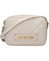 Love Moschino - Crossbody Bags Polyurethane/Ivory - Lyst