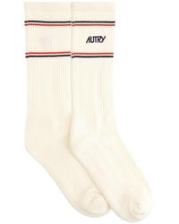 Autry X Maison Kitsune - Socks With Logo - Lyst