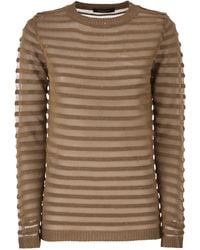 Fabiana Filippi - Boat Neck Jumper - Lyst