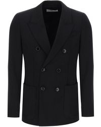 Ami Paris - Double Breasted Wol Jacket Voor Mannen - Lyst