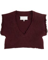 Maison Margiela - Cotton Cropped Top - Lyst