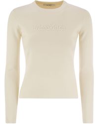 Max Mara - Ticino Viscose And Wool Yarn Sweater - Lyst