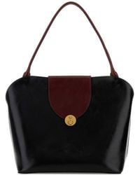 Versace - Large Handle Shoulder Calf Leather - Lyst