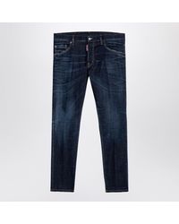 DSquared² - Dark Clean Wash Skater Denim Jeans - Lyst