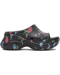 Balenciaga - Slide "Pool Crocs" - Lyst