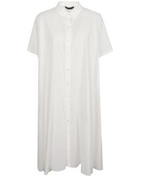 MIZUIRO - Cotton Chemisier Dress - Lyst