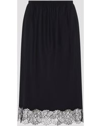 Carven - Pull On Lingerie Skirt - Lyst