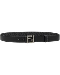 Fendi - 'quadratischer FF' reversibler Gürtel - Lyst