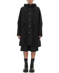 Jil Sander - Hooded Cotton Parka - Lyst