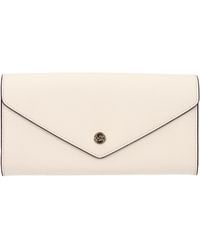 Michael Kors - Wallet/Light Cream Leather - Lyst