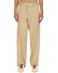 Lanvin - Relaxed Fit Twisted Chino Pants - Lyst