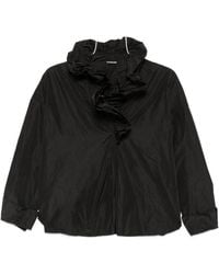 Susanne Bommer - Ruffled Taffetas Blouse - Lyst
