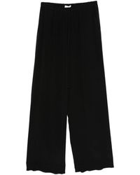 Alysi - Silk Drawstring Wide-Leg - Lyst