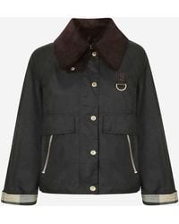 Barbour - Veste en coton ciré Reighton - Lyst