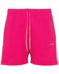 P.A.R.O.S.H. - Pantalones cortos de punto a rayas - Lyst