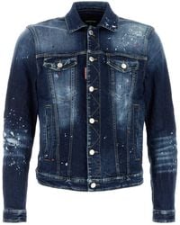 DSquared² - Stretch Denim Dan Jacket - Lyst
