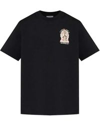 CASABLANCA - T-Shirt mit Rundhalsausschnitt und Aufdruck - Lyst