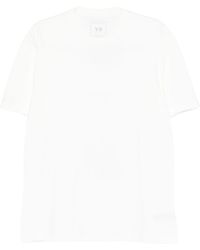 Y-3 - Logo Cotton T-Shirt - Lyst