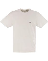 C.P. Company - Cotton T -Shirt mit Druck auf der Rückseite - Lyst