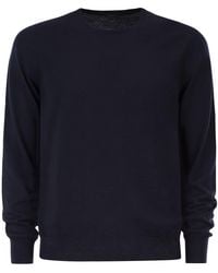 Kiton - Long-Sleeved Wool Crew Neck Jumper - Lyst