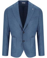 Manuel Ritz - Carta Da Zucchero Single Breasted Jacket - Lyst