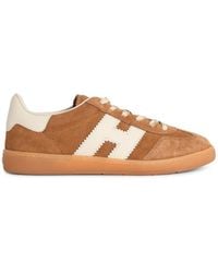 Hogan - 'Cool' braune Wildleder-Sneaker - Lyst
