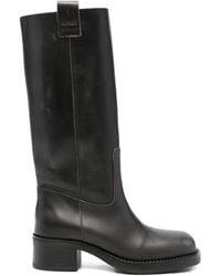 Alohas - Sajan Vintage Effect Leather Boots - Lyst