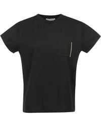 Fabiana Filippi - Cotton Jersey T -shirt - Lyst