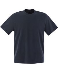 Fedeli - Katoenen T -shirt Met Korte Mouwen - Lyst