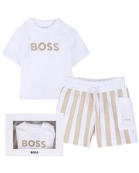 BOSS - Set T Shirt+Short - Lyst